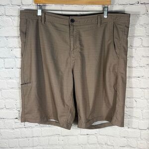 Da Hui Hybrid Board Shorts Brown Swim Beach Board Shorts Swim Trunks Men 40